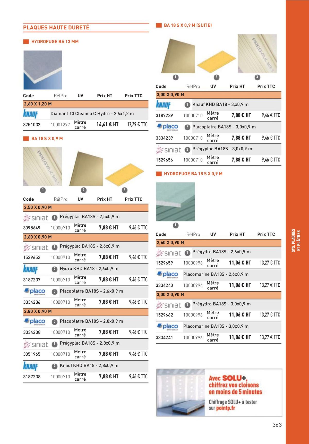 Catalogue Matériaux et Outillage, page 00363