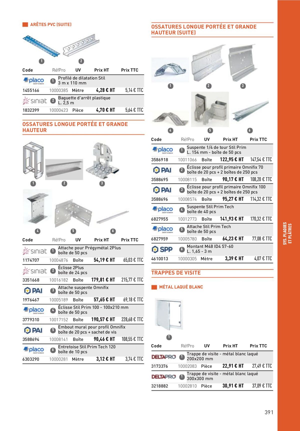 Catalogue Matériaux et Outillage, page 00391