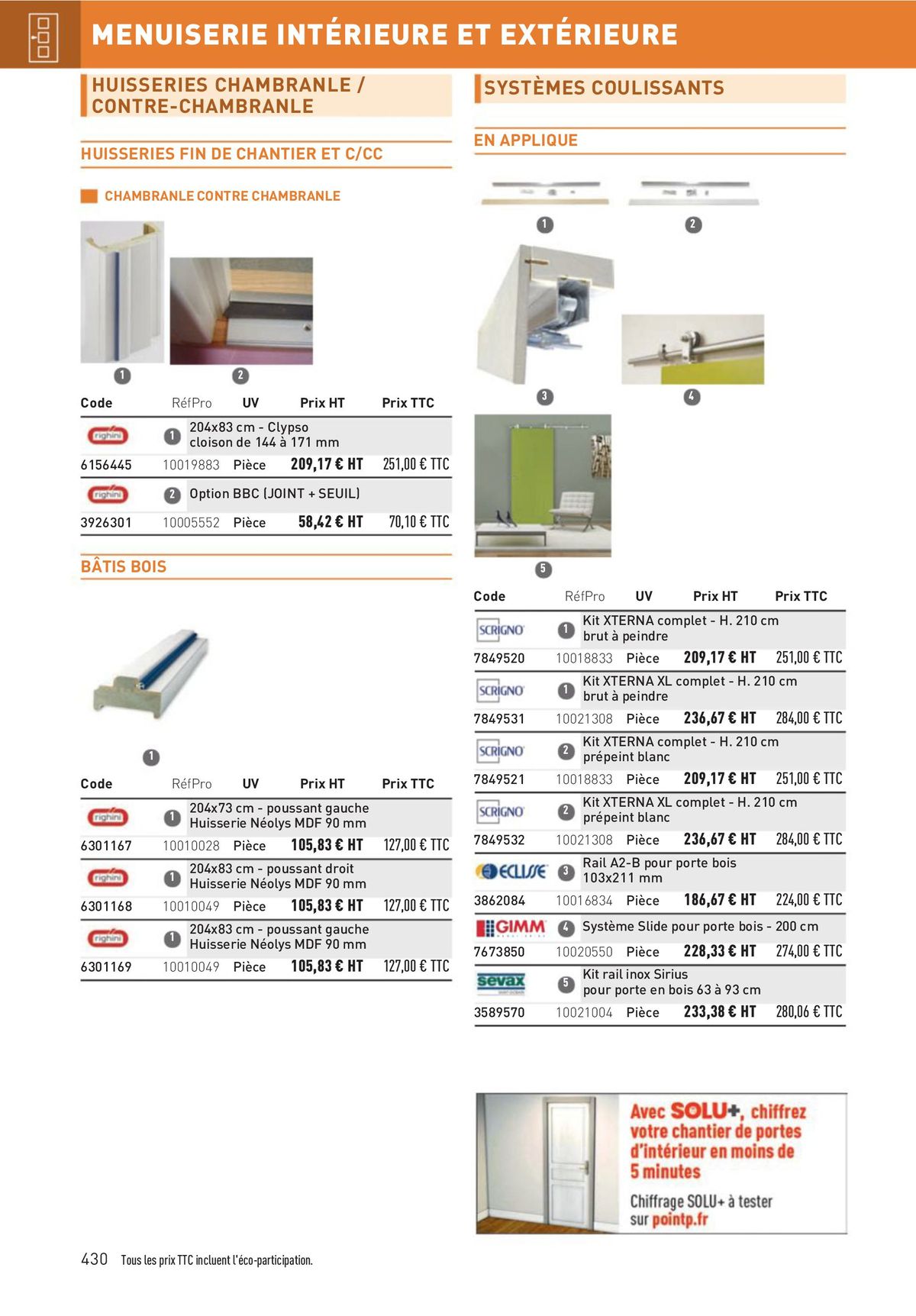 Catalogue Matériaux et Outillage, page 00430