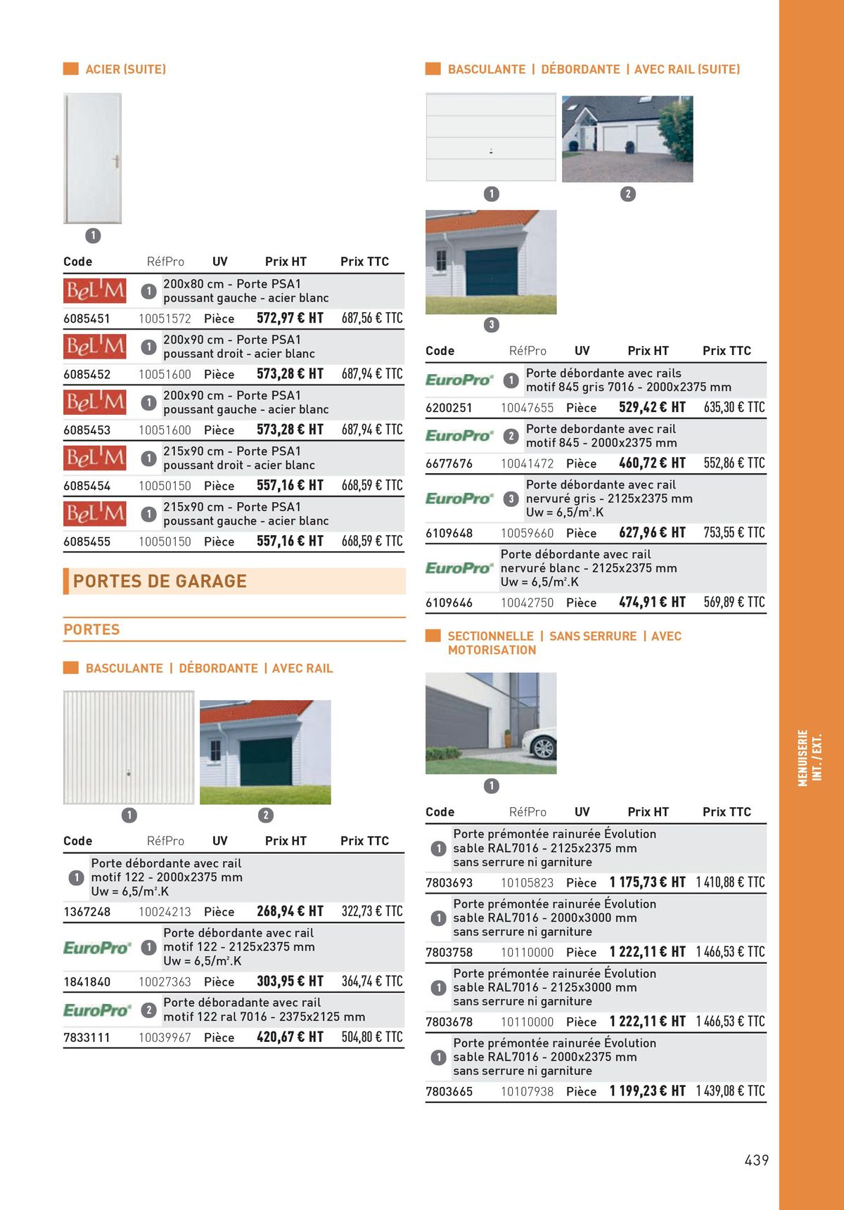 Catalogue Matériaux et Outillage, page 00439