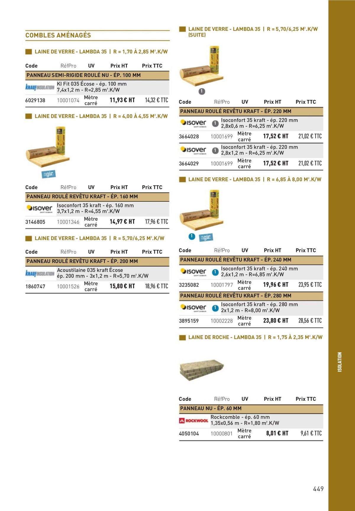 Catalogue Matériaux et Outillage, page 00449