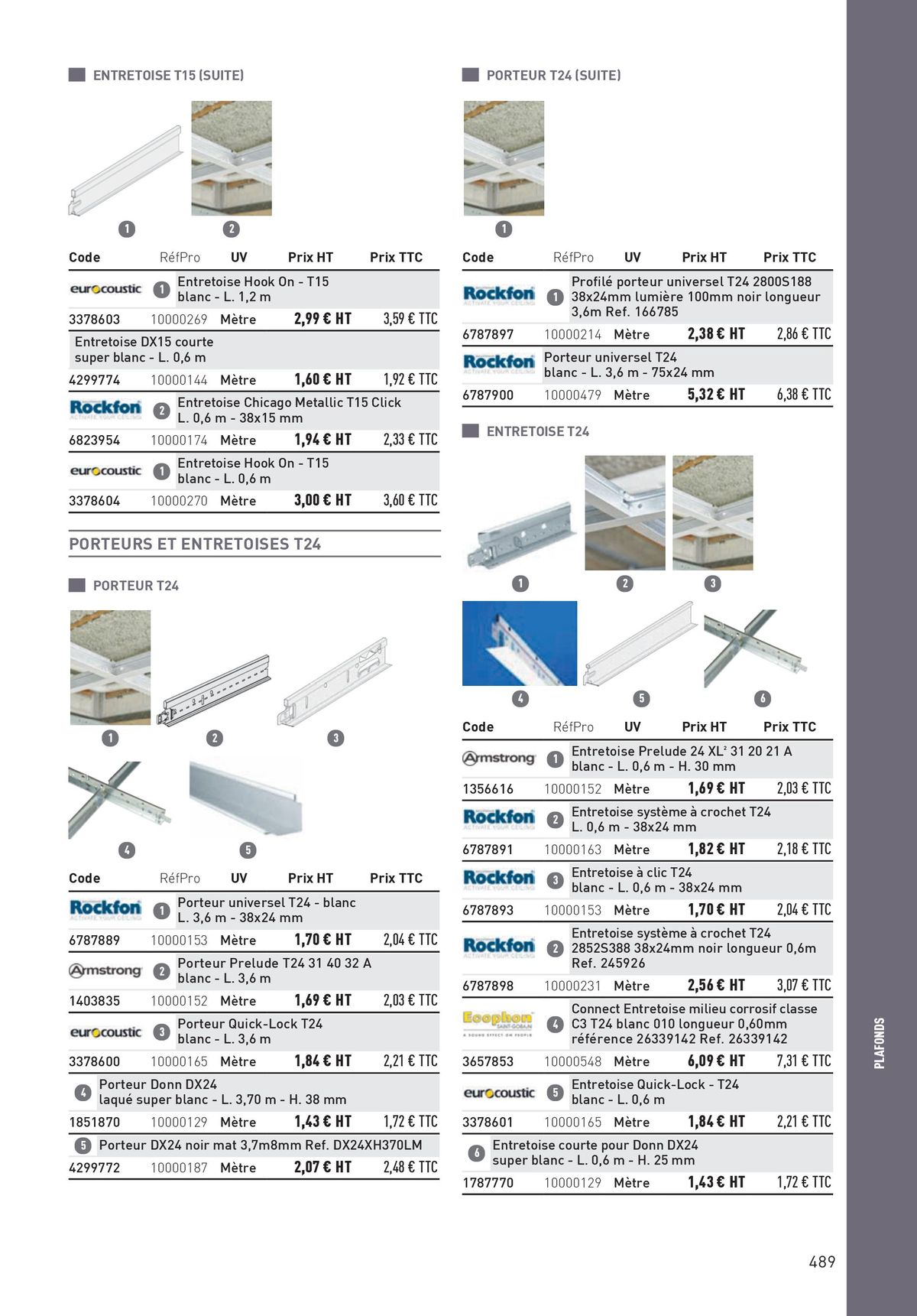 Catalogue Matériaux et Outillage, page 00489