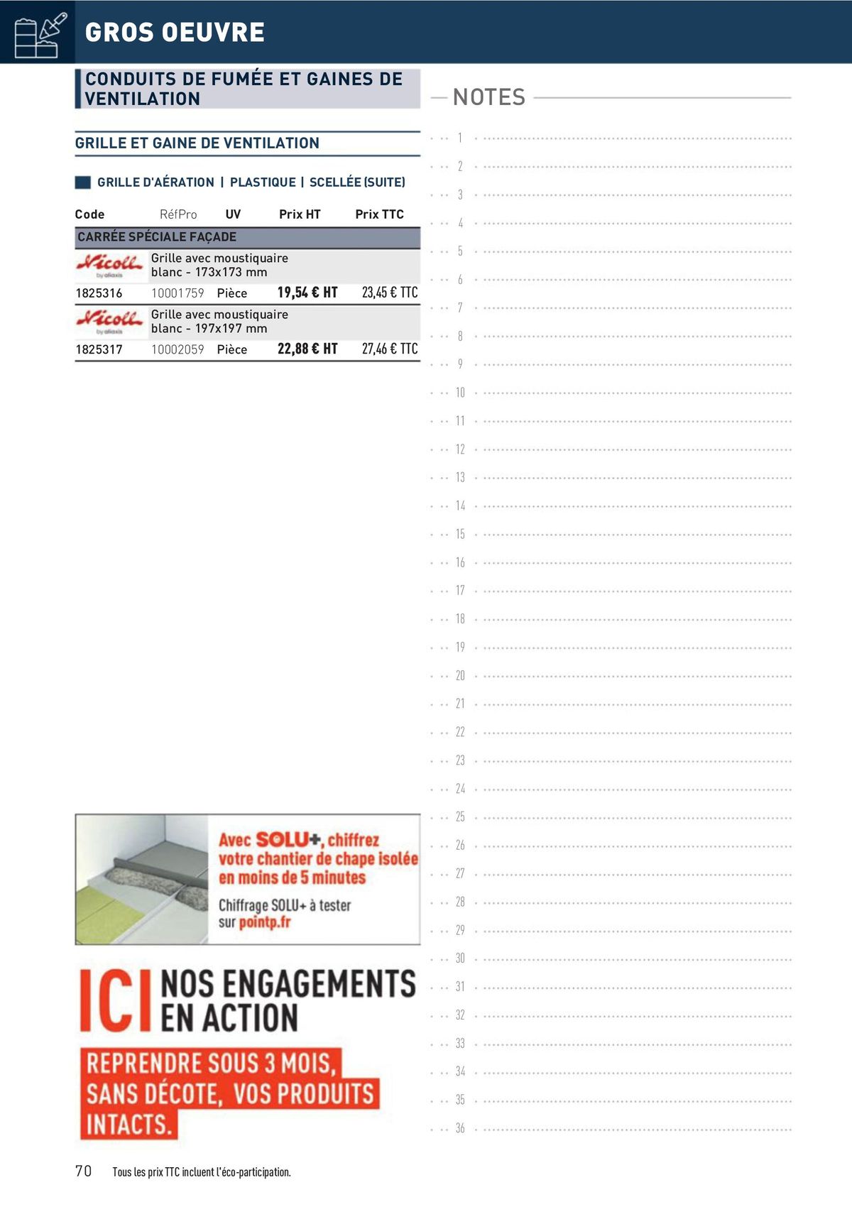 Catalogue Matériaux et Outillage, page 00070