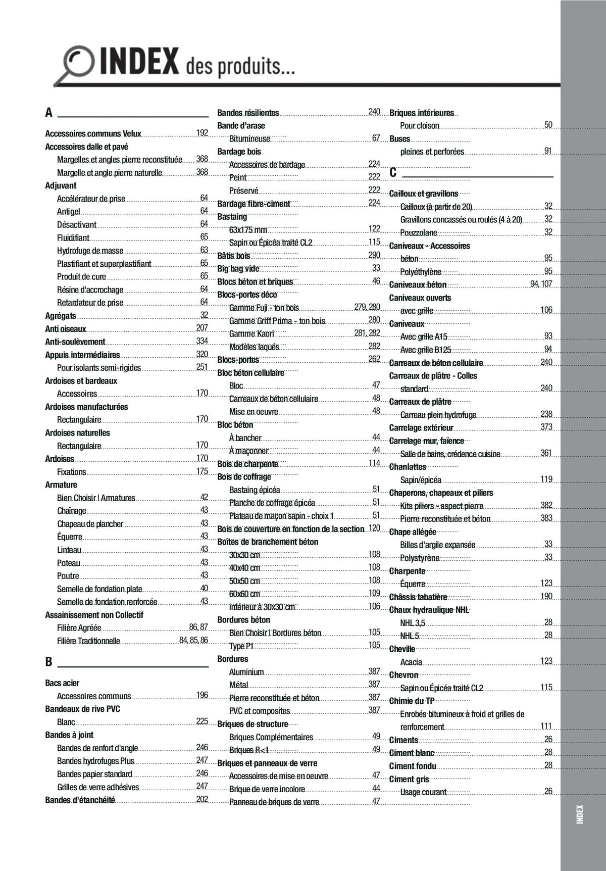 Catalogue Matériaux et Outillage, page 00399