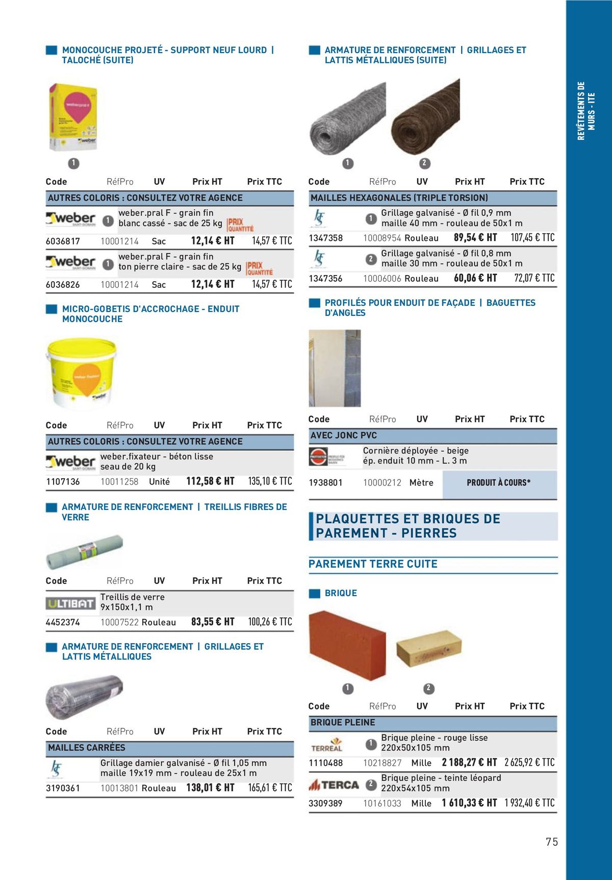 Catalogue Matériaux et Outillage, page 00075