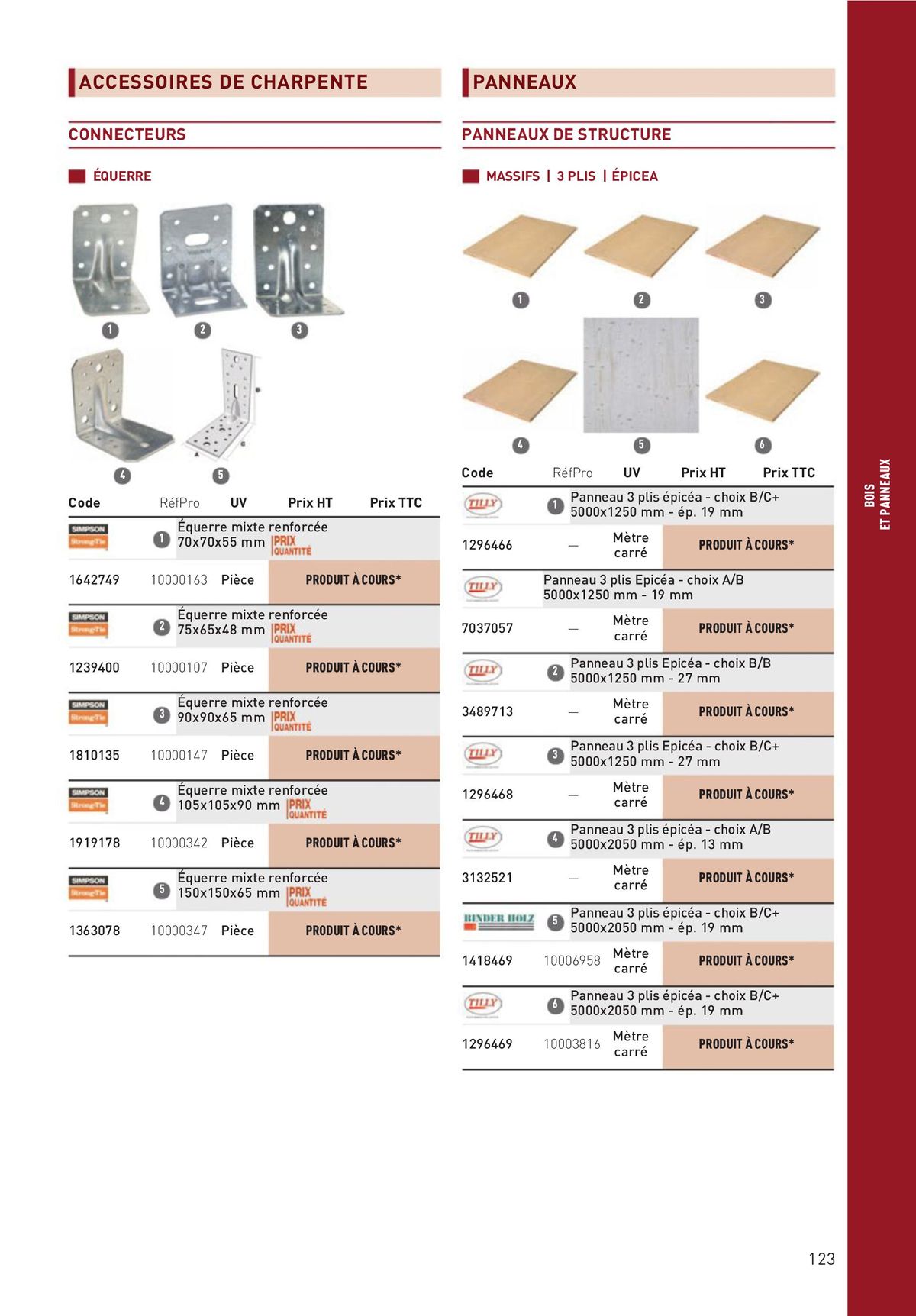Catalogue Matériaux et Outillage, page 00123