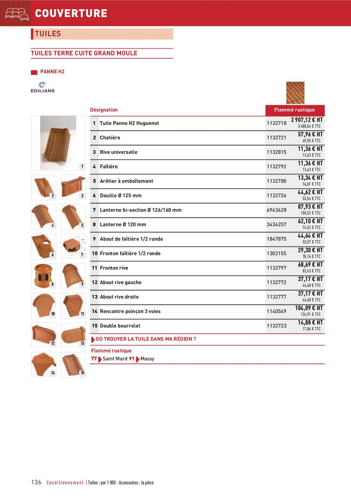 Catalogue Matériaux et Outillage, page 00136