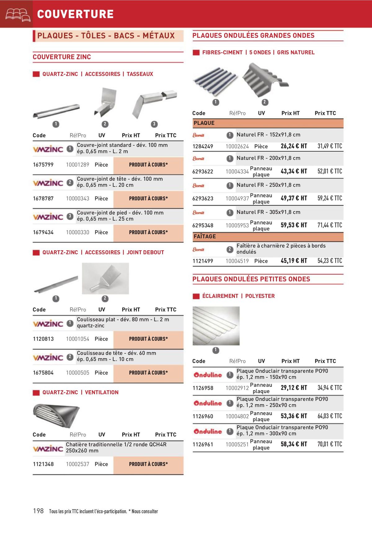 Catalogue Matériaux et Outillage, page 00198