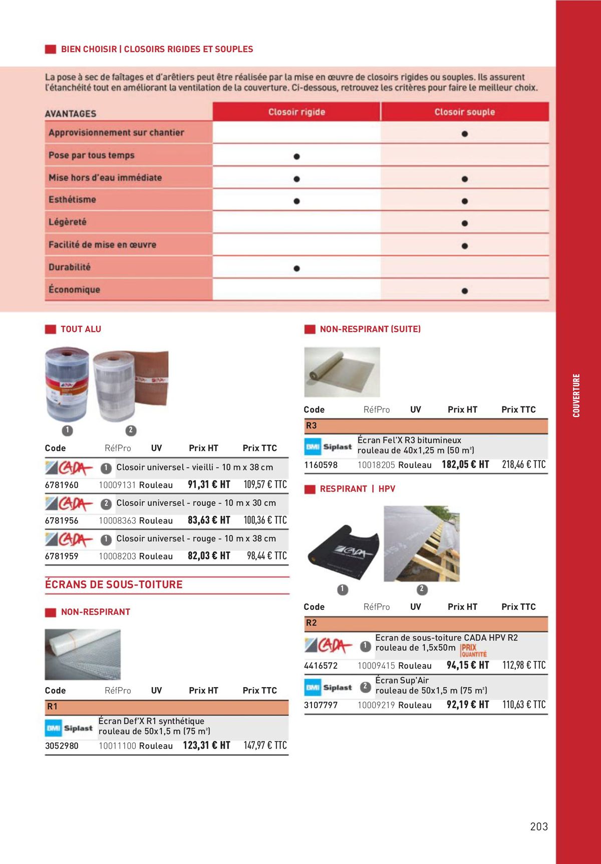 Catalogue Matériaux et Outillage, page 00203