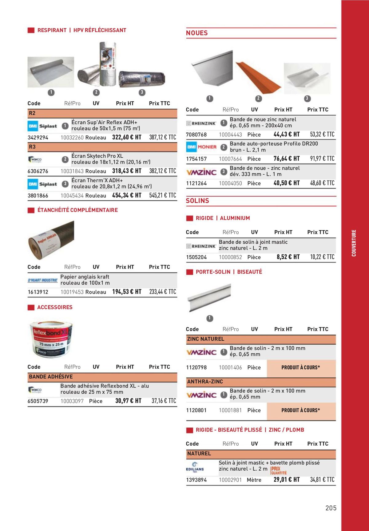 Catalogue Matériaux et Outillage, page 00205