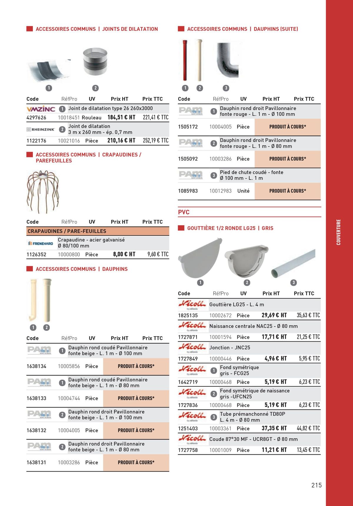 Catalogue Matériaux et Outillage, page 00215