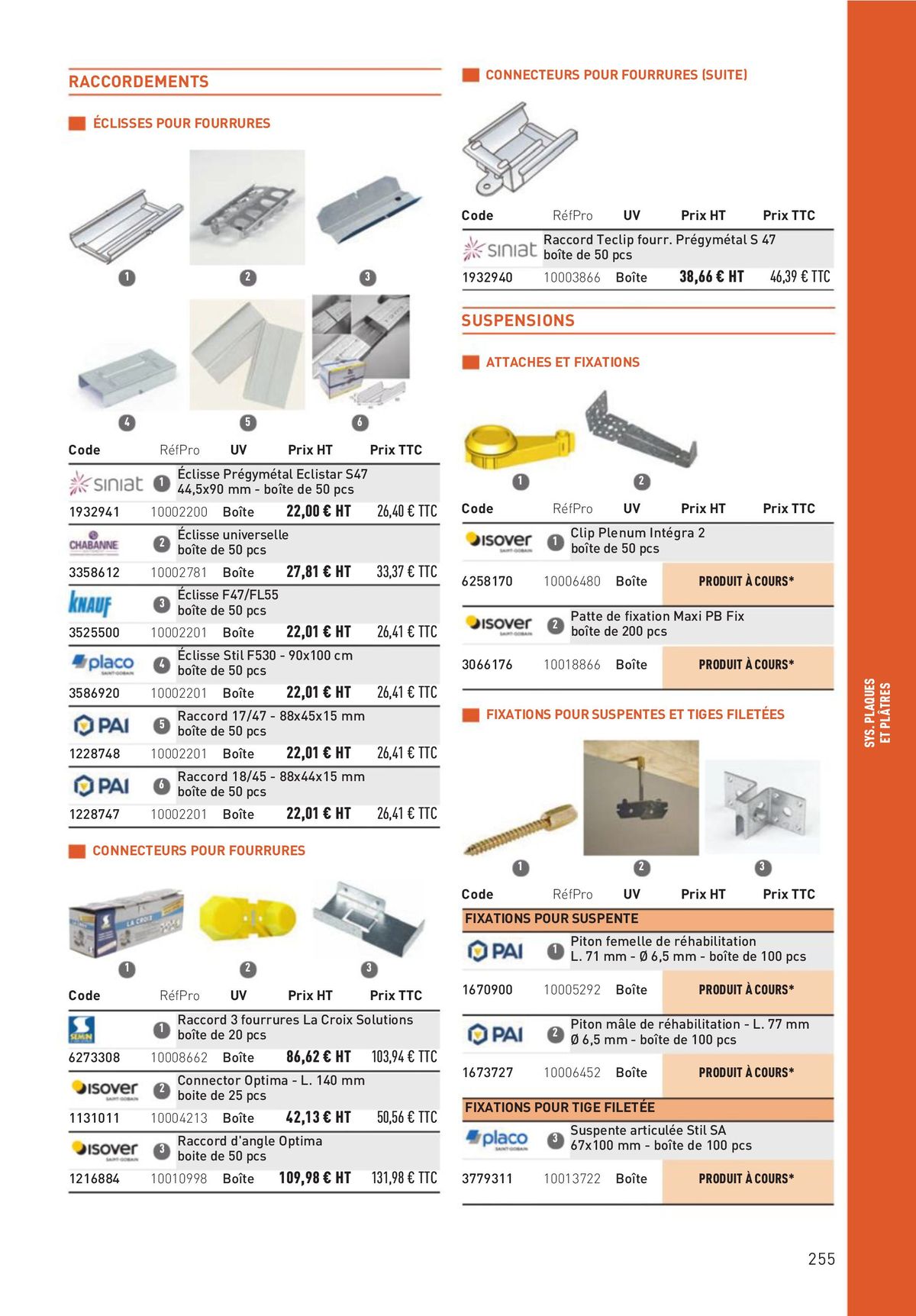 Catalogue Matériaux et Outillage, page 00255