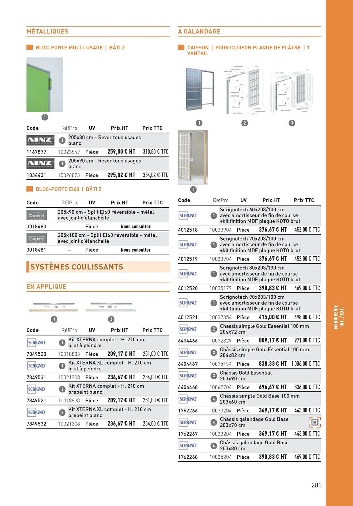 Catalogue Matériaux et Outillage, page 00283