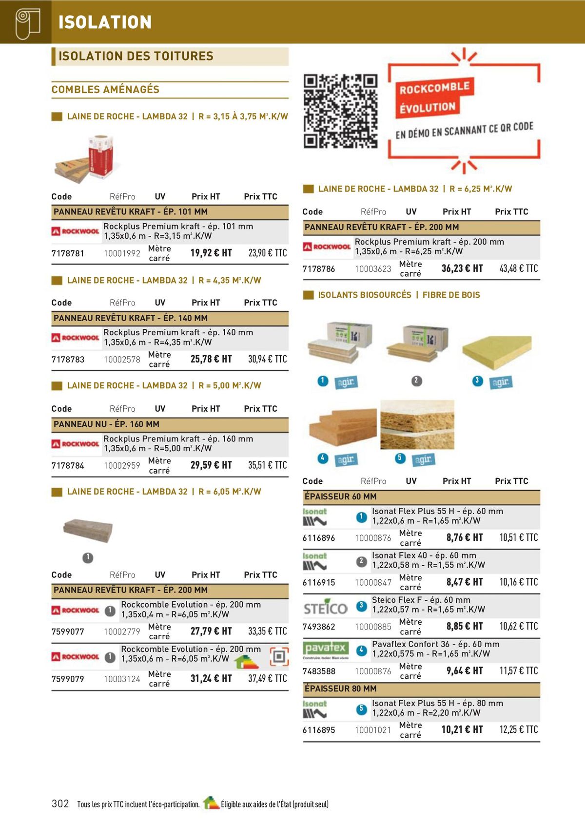 Catalogue Matériaux et Outillage, page 00302