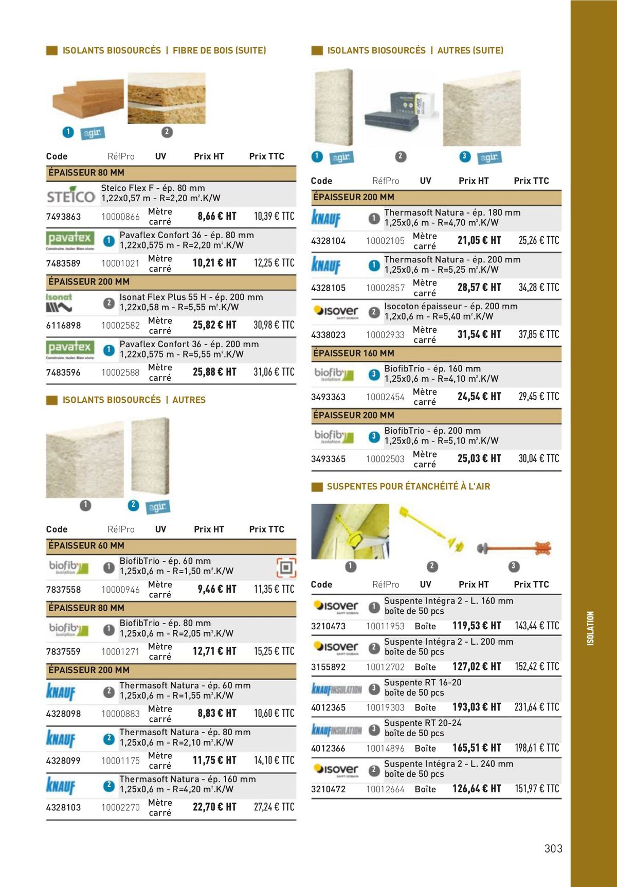 Catalogue Matériaux et Outillage, page 00303