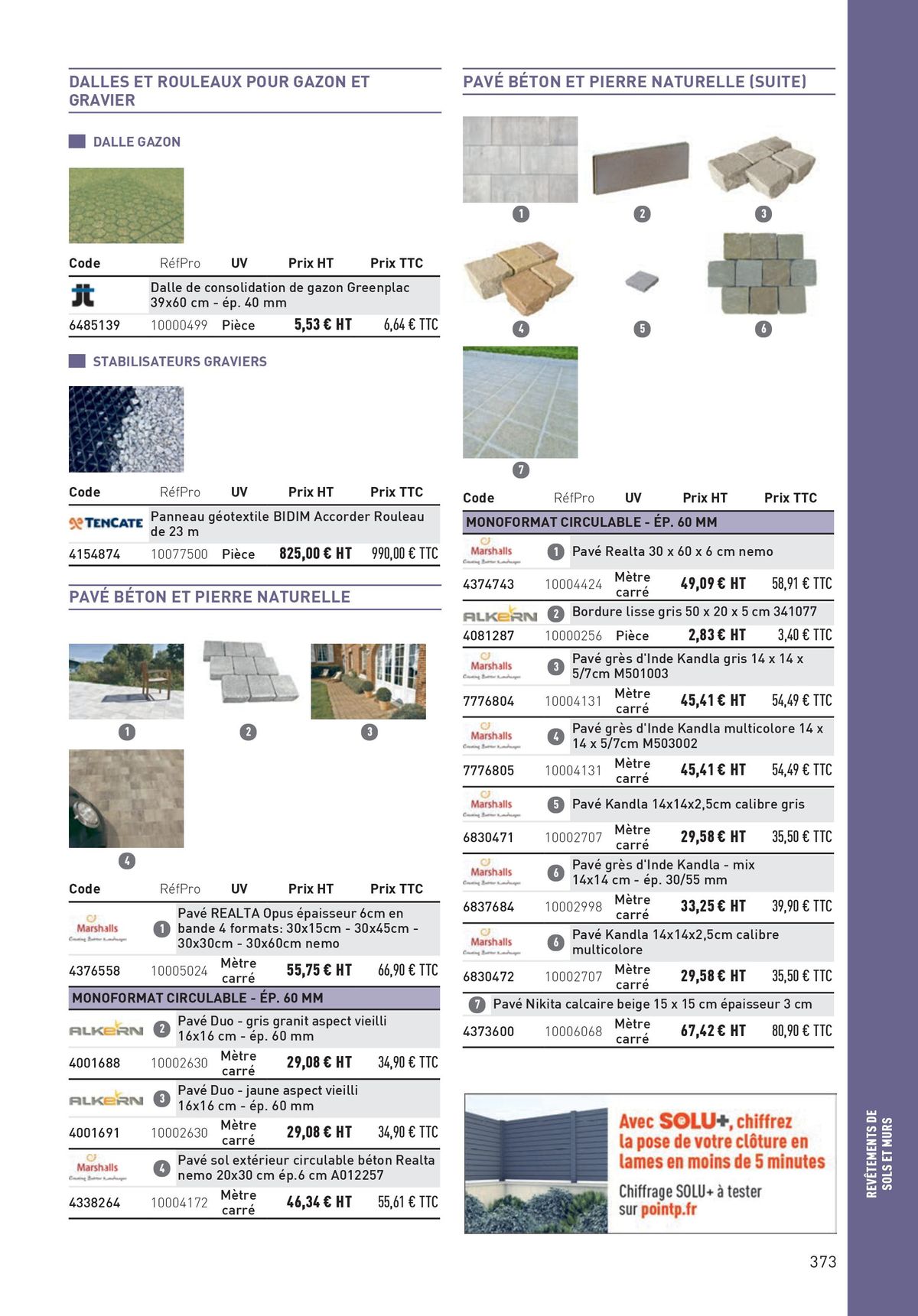 Catalogue Matériaux et Outillage, page 00373