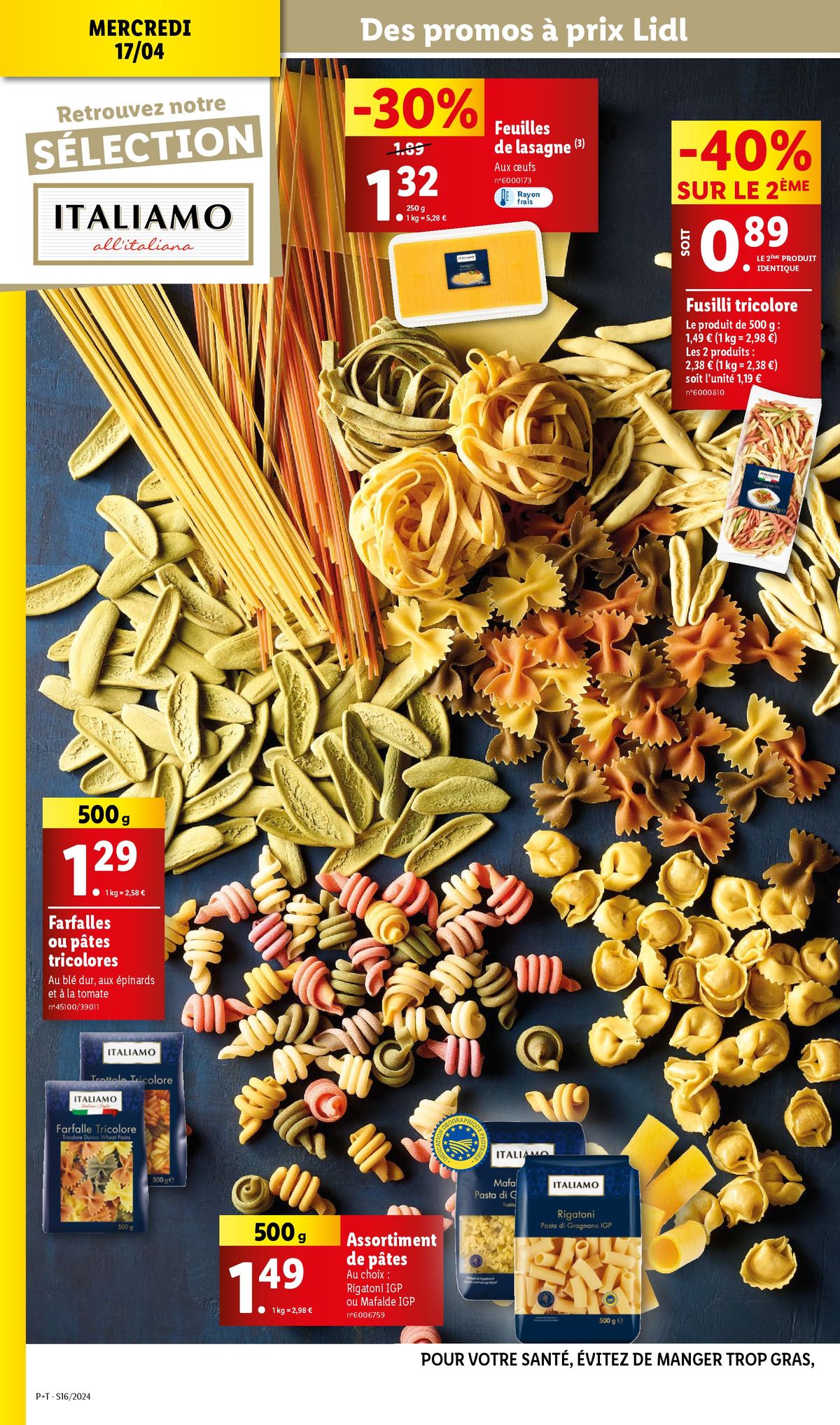 Catalogue  L'Italie s'invite dans votre assiette ! Profitez de notre sélection exclusive !, page 00022