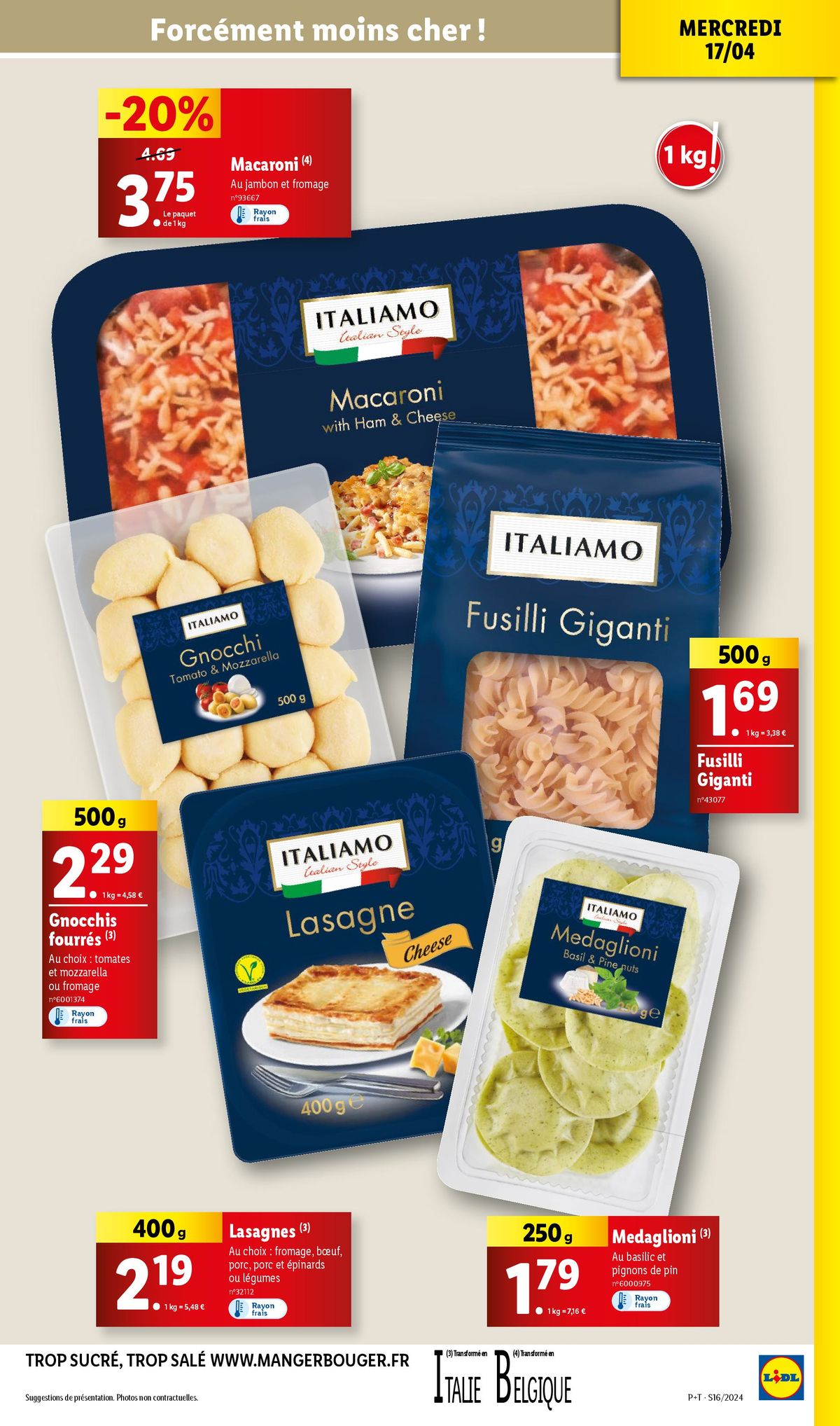 Catalogue  L'Italie s'invite dans votre assiette ! Profitez de notre sélection exclusive !, page 00023