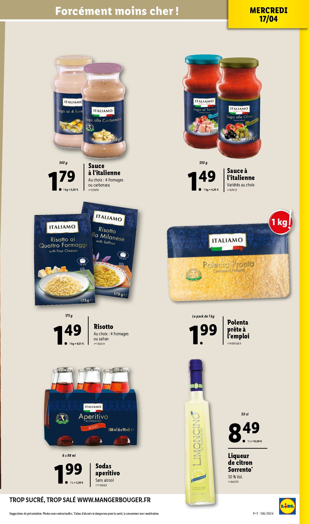 Catalogue  L'Italie s'invite dans votre assiette ! Profitez de notre sélection exclusive !, page 00025