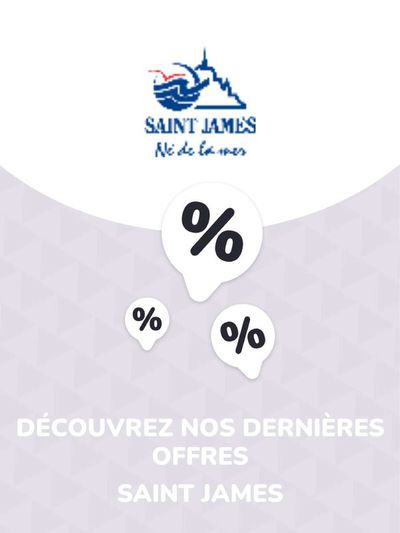 Promos de Mode à Montceau-les-Mines | Offres Saint James sur Saint James | 11/04/2024 - 11/04/2025