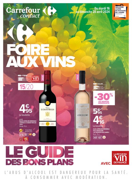 Catalogue Carrefour Express à Courbevoie | Foire aux vins de printemps 2024 | 16/04/2024 - 28/04/2024