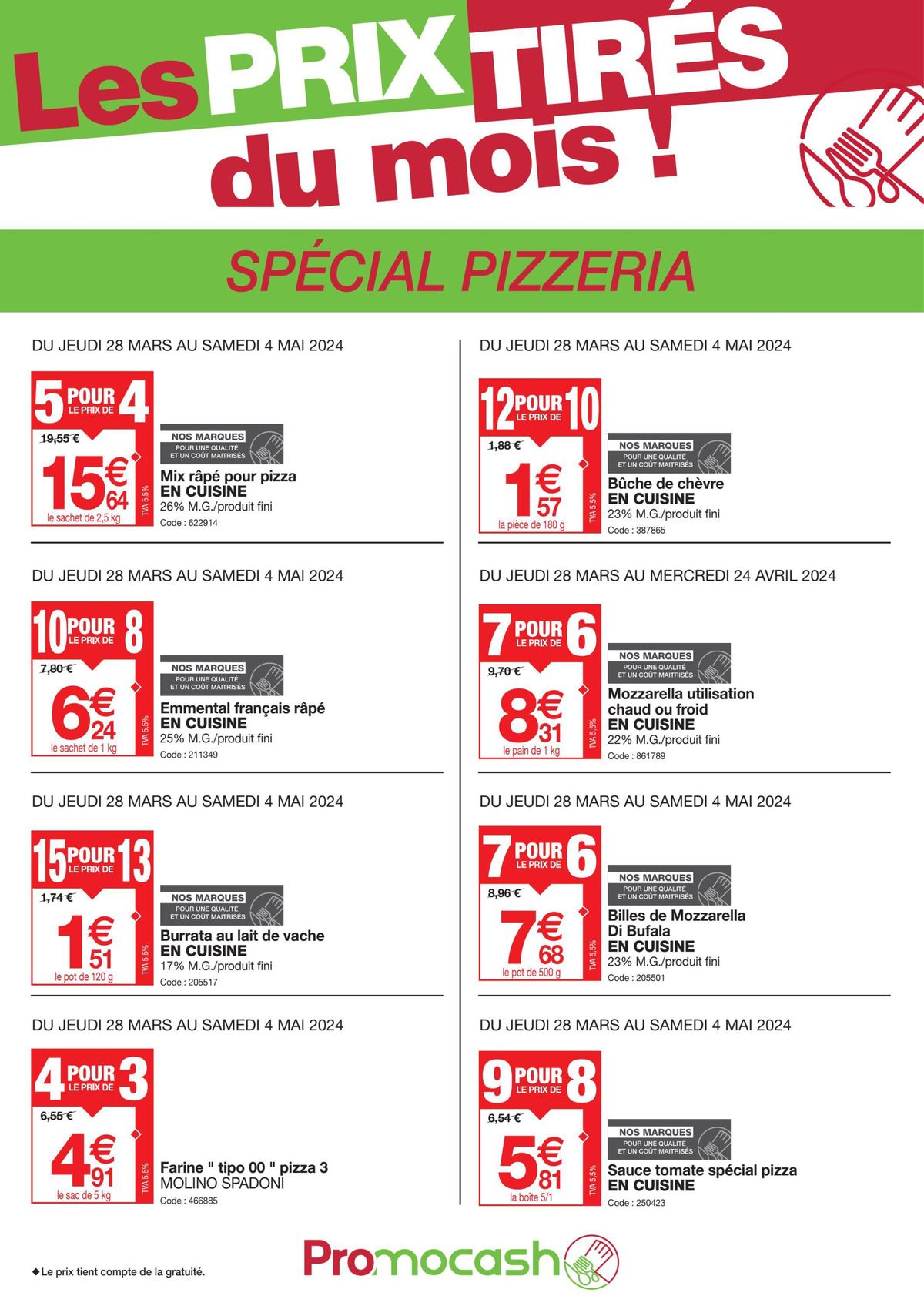 Catalogue Spécial pizzeria, page 00001