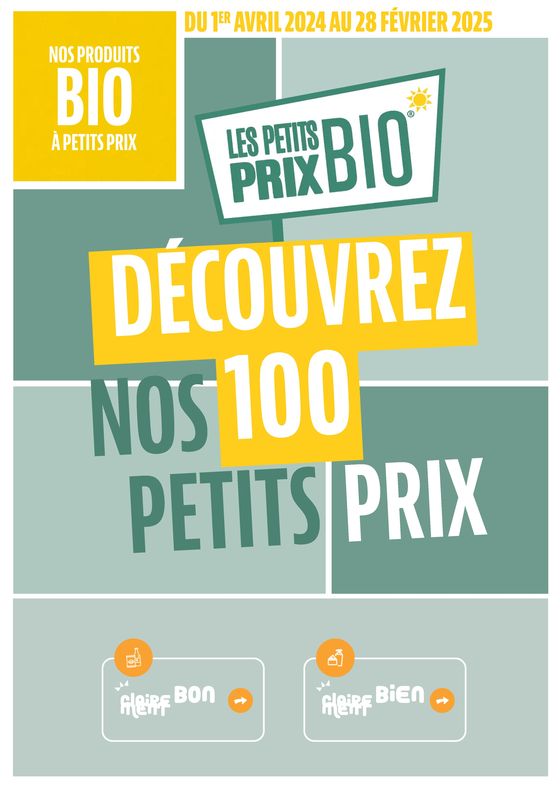 Catalogue La Vie Claire à Aulnay-sous-Bois | DÉCOUVREZ NOS 100 PETITS PRIX | 12/04/2024 - 28/04/2024