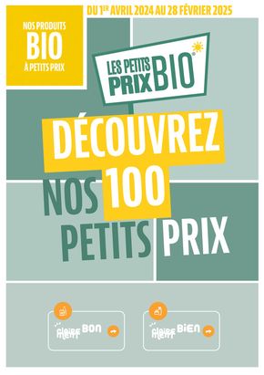 Promos de Magasins Bio à Caluire-et-Cuire | DÉCOUVREZ NOS 100 PETITS PRIX sur La Vie Claire | 12/04/2024 - 28/04/2024