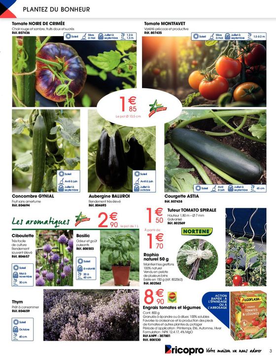 Catalogue Brico Pro à Villeurbanne | Pensez à vos végétaux | 12/04/2024 - 20/04/2024