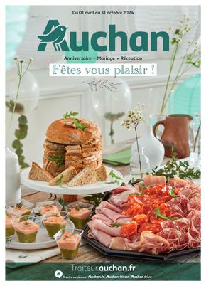 Catalogue Auchan Hypermarché à Tremblay-en-France |  Guide traiteur : épatez vos convives ! | 12/04/2024 - 31/10/2024