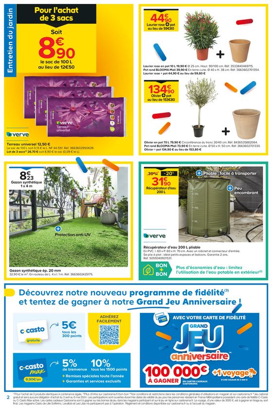 Catalogue Castorama à Saint-Orens-de-Gameville | C’est reparti pour 20 jours d’offres anniversaire ! | 17/04/2024 - 06/05/2024