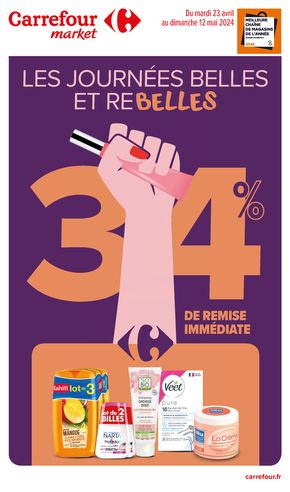 Catalogue Carrefour Market à Élancourt | Les journées belles et rebelles | 23/04/2024 - 12/05/2024