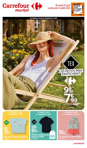 Catalogue Carrefour Market à Roanne | Les petits prix s'affichent | 23/04/2024 - 07/07/2024