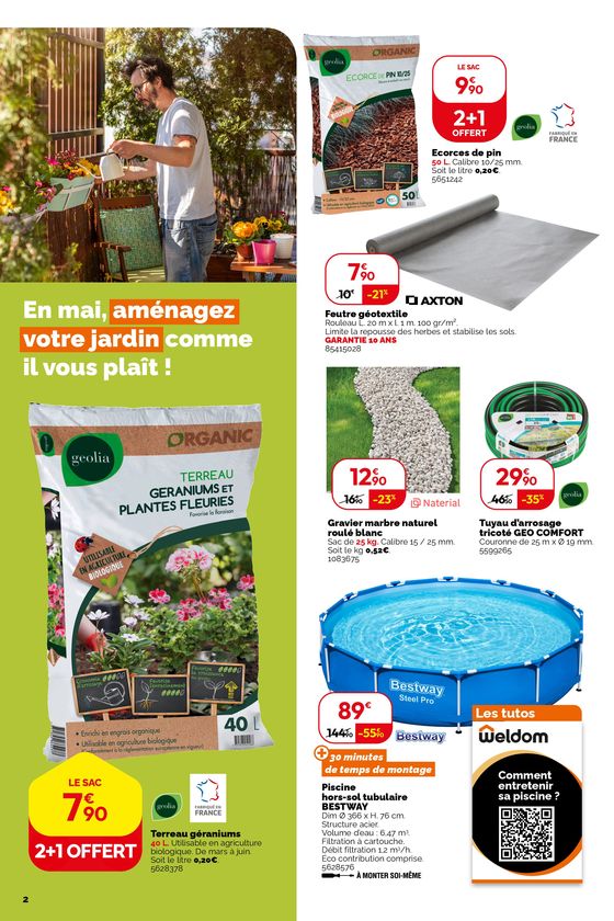 Catalogue Weldom à Vélizy-Villacoublay | En mai, détendez-vous comme il vous plaît. | 30/04/2024 - 02/06/2024