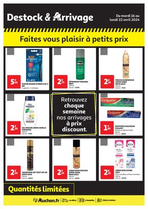 Catalogue Auchan Hypermarché à Bordeaux | Destock & arrivage | 16/04/2024 - 22/04/2024
