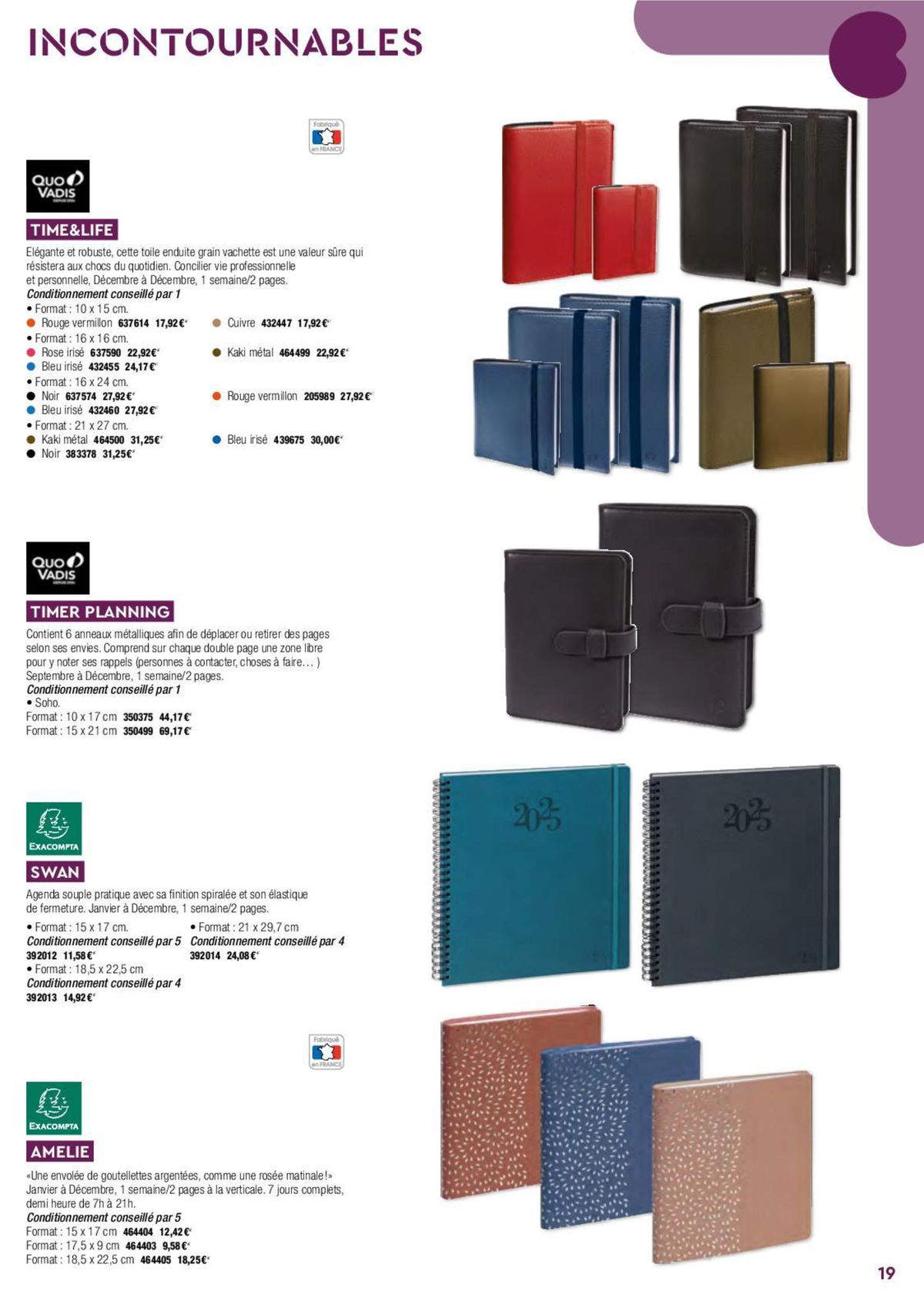 Catalogue Agendas Millésime 2025, page 00010