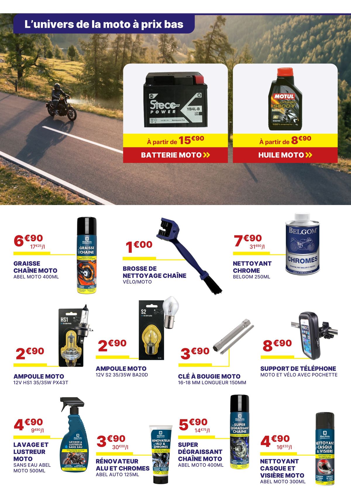 Catalogue BAISSE DE PRIX sur de nombreux pneus, pièces auto et accessoires, page 00016