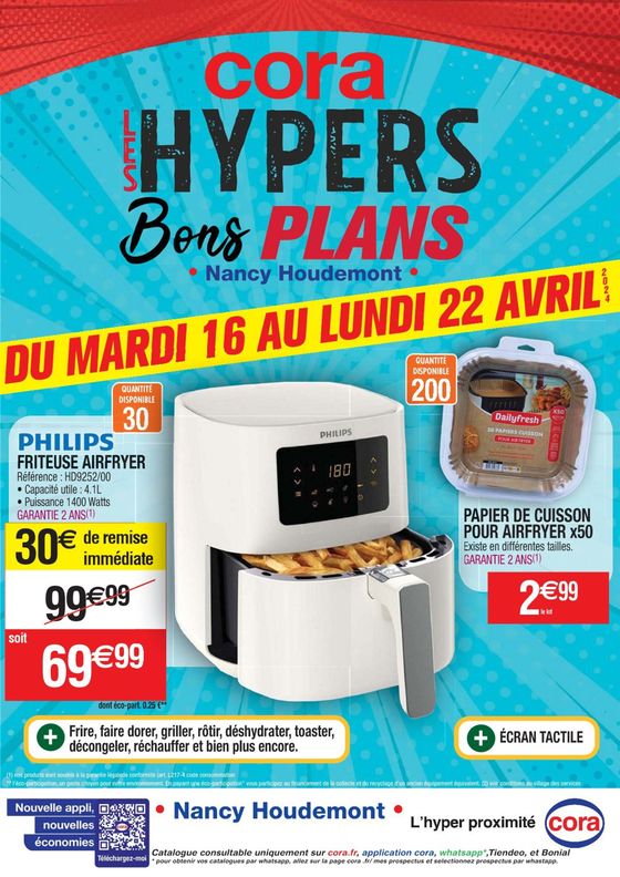 Catalogue Cora | Les hypers bons plans | 16/04/2024 - 22/04/2024