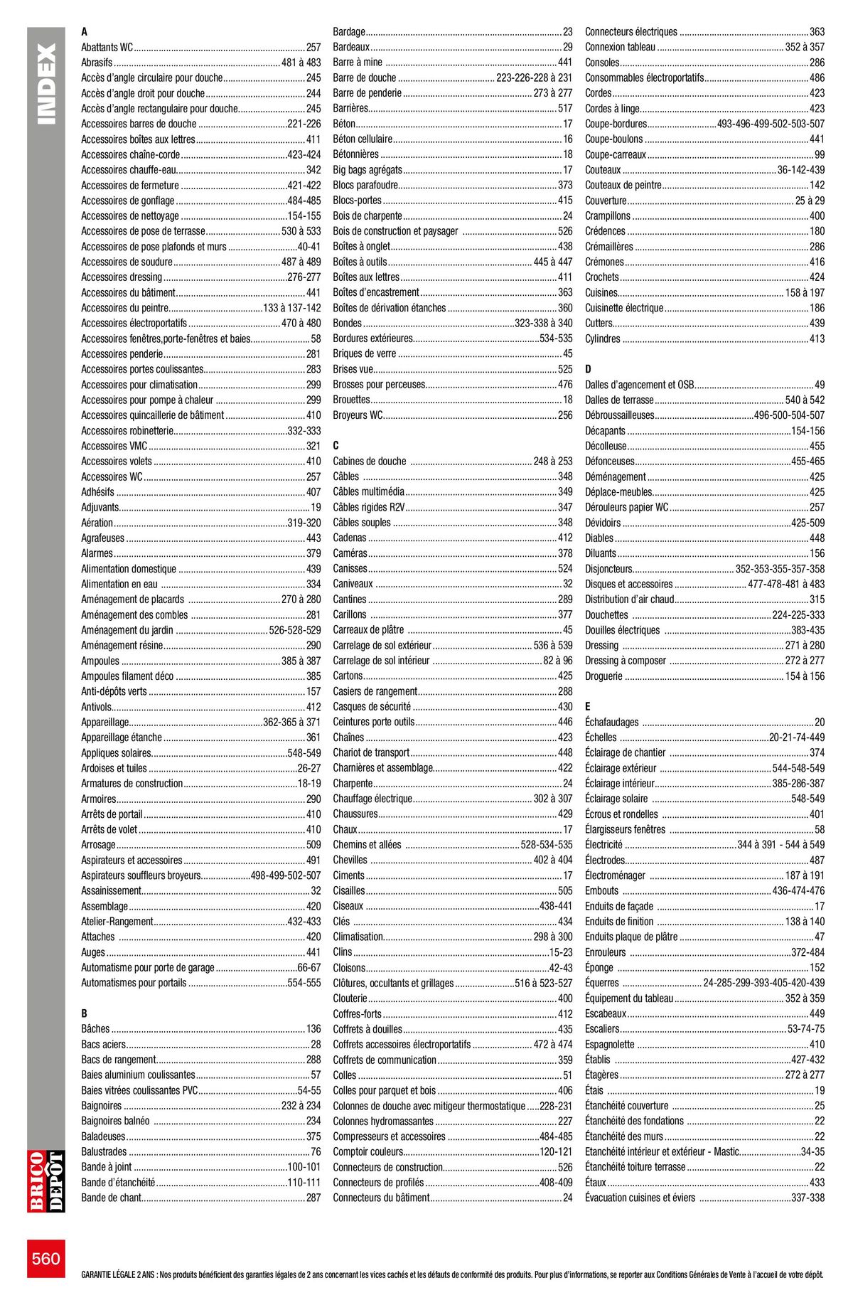 Catalogue L'Officiel du bricolage 2024, page 00560