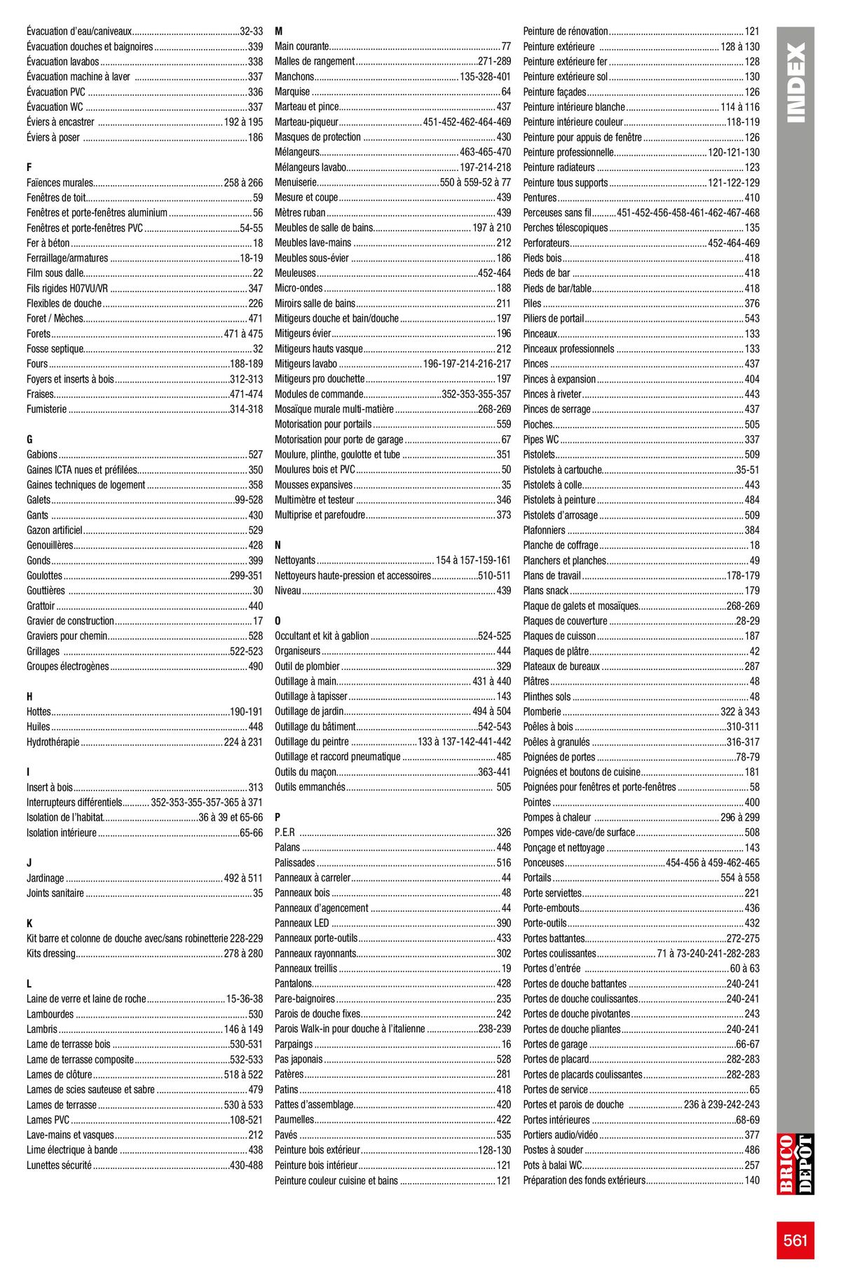 Catalogue L'Officiel du bricolage 2024, page 00561