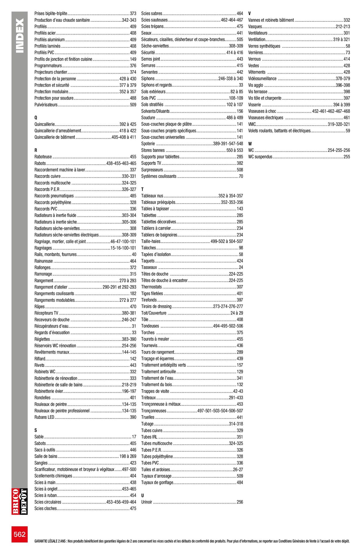Catalogue L'Officiel du bricolage 2024, page 00562