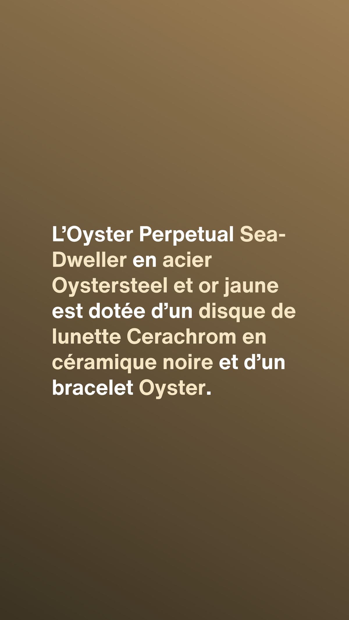 Catalogue Oyster, 43 mm, acier Oystersteel et or jaune, page 00002