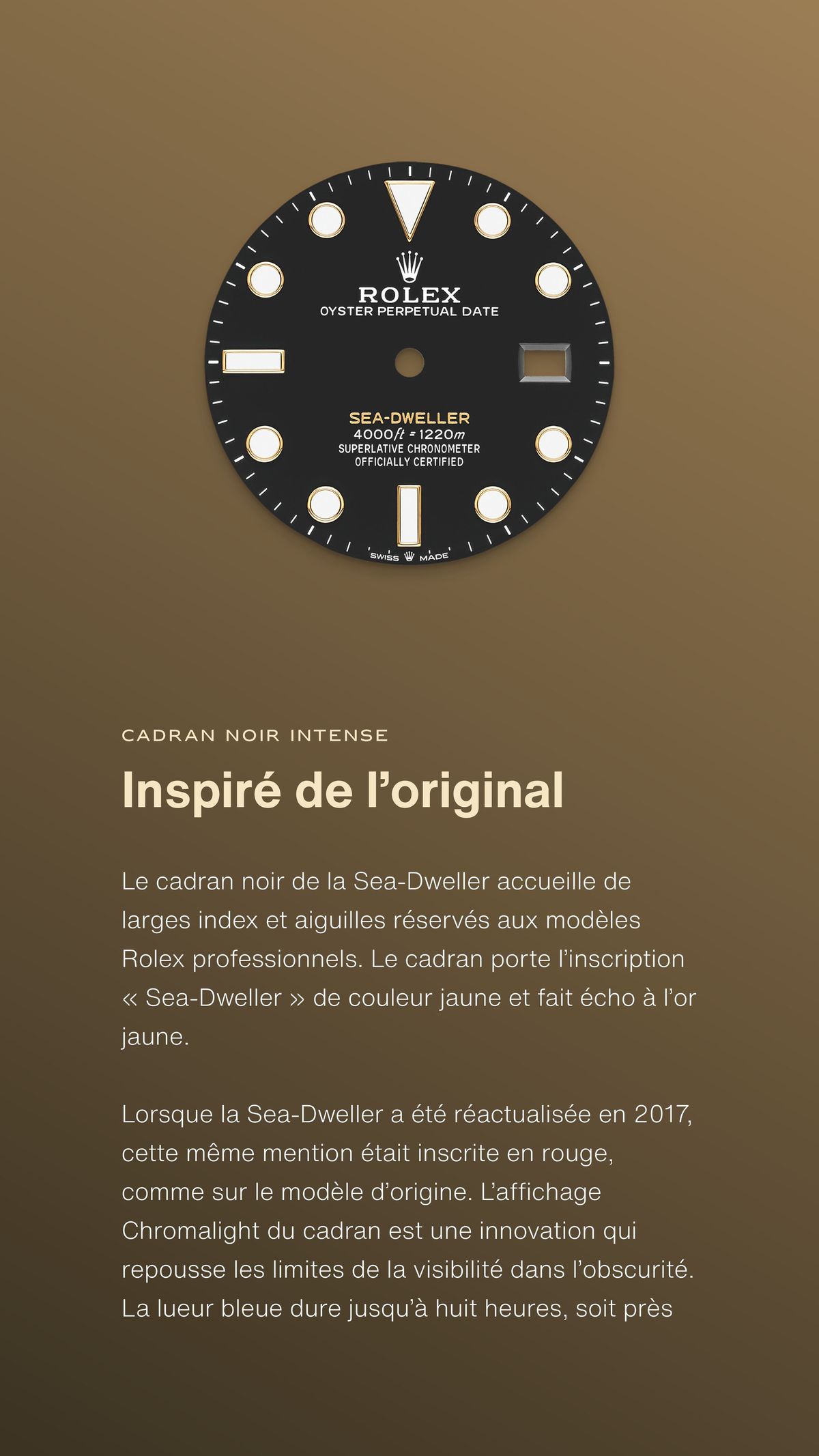 Catalogue Oyster, 43 mm, acier Oystersteel et or jaune, page 00005