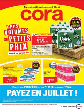 Catalogue Cora à Ermont | Gros volumes = petits prix | 26/04/2024 - 11/05/2024
