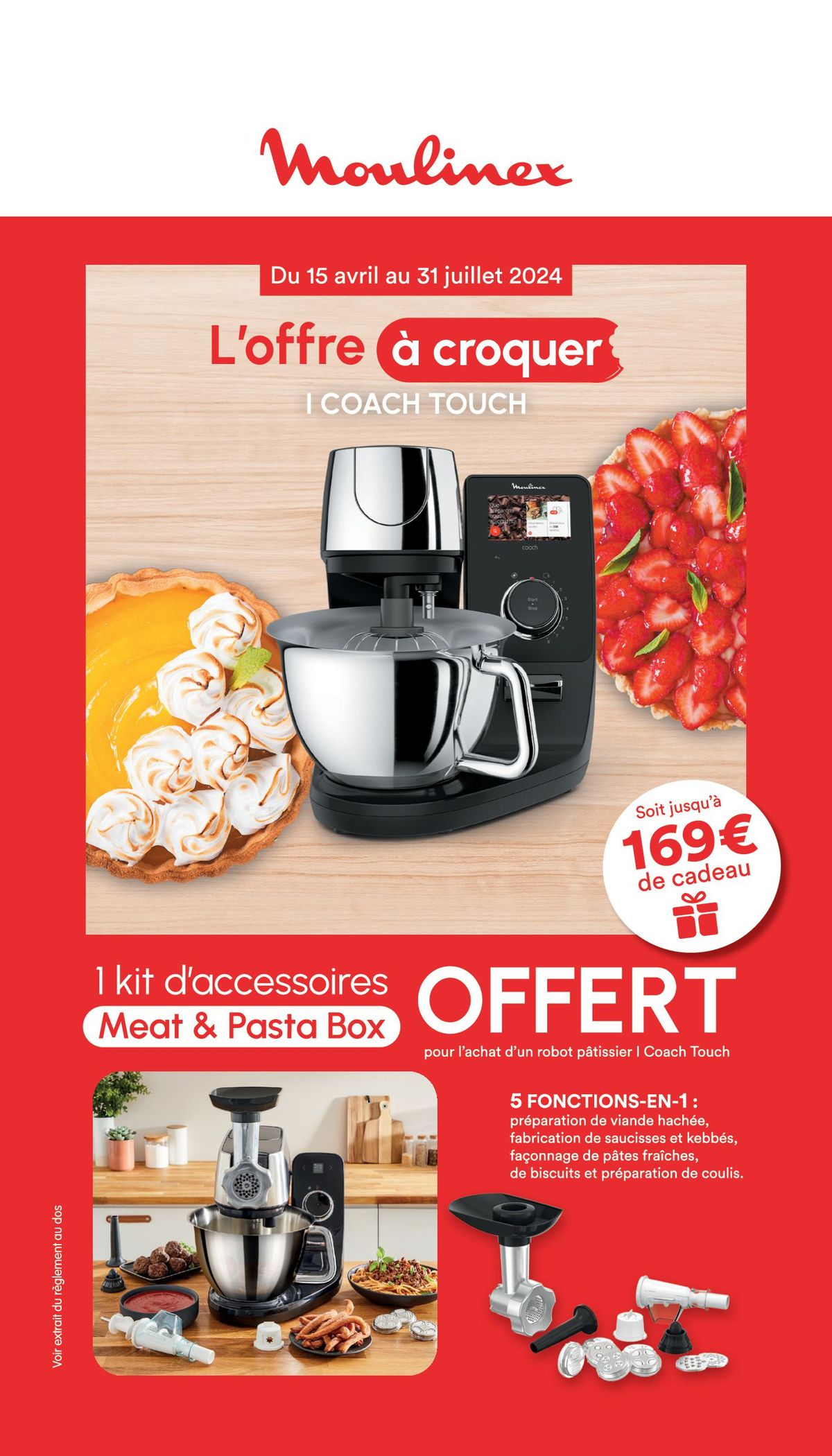 Catalogue  OFFRE MOULINEX: 1 KIT D'ACCESSOIRES OFFERT !, page 00001