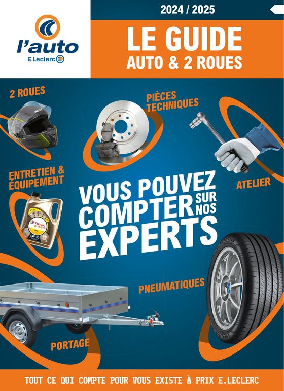 Catalogue E.Leclerc L'Auto à Migennes | Le guide auto & 2 roues  | 23/04/2024 - 30/03/2025
