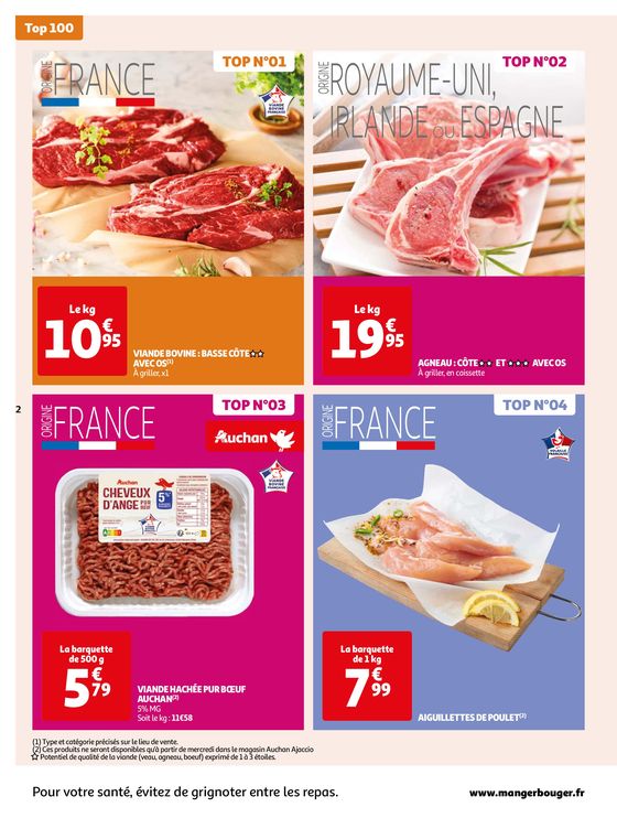 Catalogue Auchan Hypermarché à Luxeuil-les-Bains | Du bonheur en brochette | 30/04/2024 - 06/05/2024