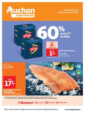 Catalogue Auchan Supermarché à Lille | 50 offres au top ! | 30/04/2024 - 05/05/2024