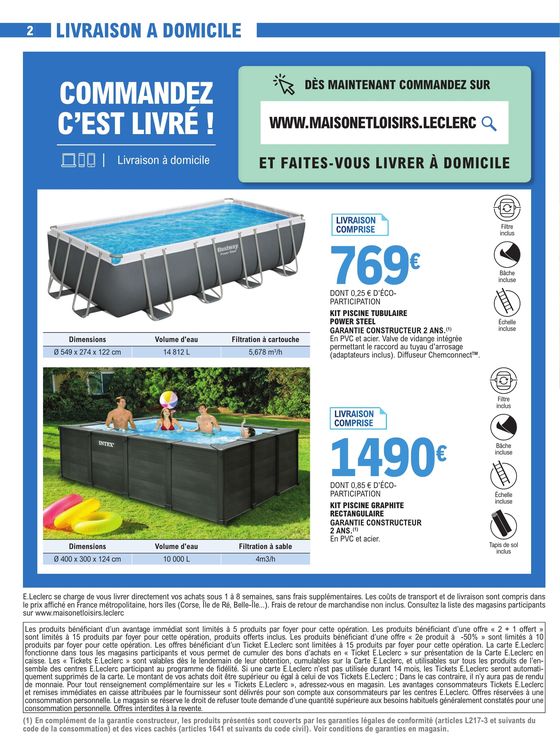 Catalogue E.Leclerc à Gonfreville-l'Orcher | Spécial beaux jours | 23/04/2024 - 11/05/2024