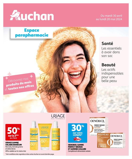 Catalogue Auchan Hypermarché à Bron | Découvrez nos produits du mois | 30/04/2024 - 20/05/2024